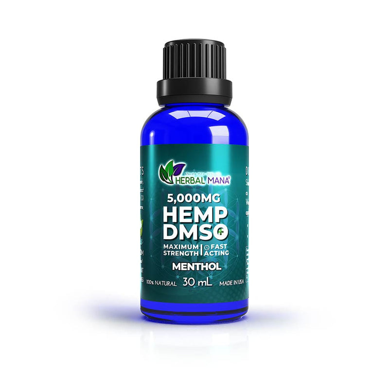 Hemp DMSO (5000 mg) - Superior Relief for Chronic Pain & Stress HEMP DMSO (5000 mg) Menthol Herbal Mana