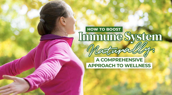 How to Boost Immune System Naturally woman enjoying the sun in the trees