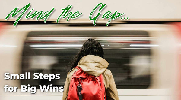 Mind the Gap small steps for big wins mental health and wellness
