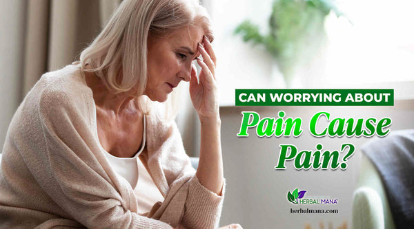 can worrying about pain cause pain woman sitting on the couch worried about pain close up