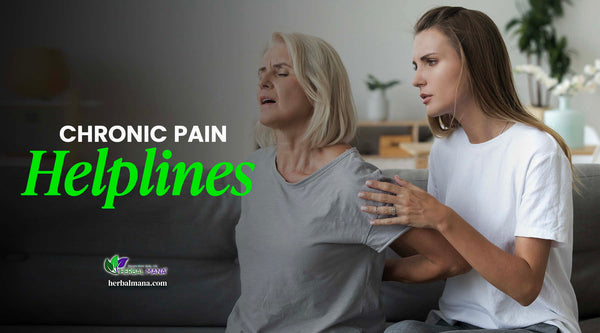 chronic pain helpline young woman trying to help her friend with chronic pain with text overlay
