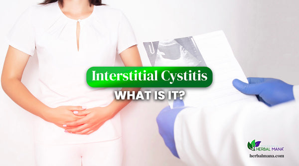 interstitial cystitis what is it woman holding stomach in pain in front of doctor with ic diagnosis