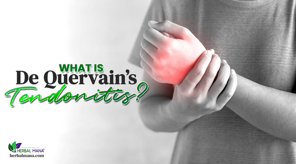 what is de quervains tendonitis de quervains tenosynovitis natural treatment symptoms of de quervains tendonitis woman holding her wrist in pain grayscale photo red pain glow black and green text