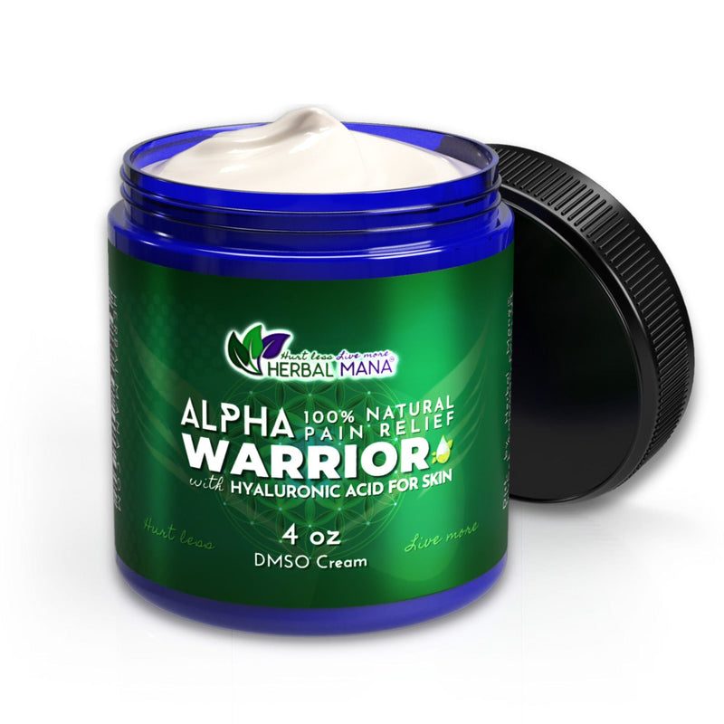 DMSO Cream for Joint & Muscle Recovery | Alpha Warrior DMSO Cream for Joint & Muscle Recovery | Alpha Warrior 4 oz Herbal Mana