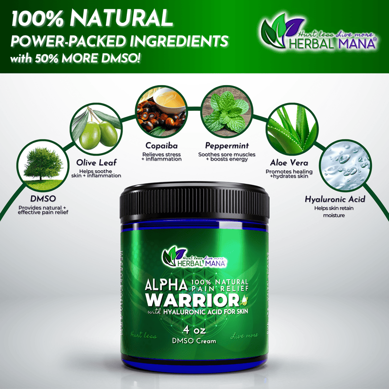 DMSO Cream for Joint & Muscle Recovery | Alpha Warrior DMSO Cream for Joint & Muscle Recovery | Alpha Warrior Herbal Mana