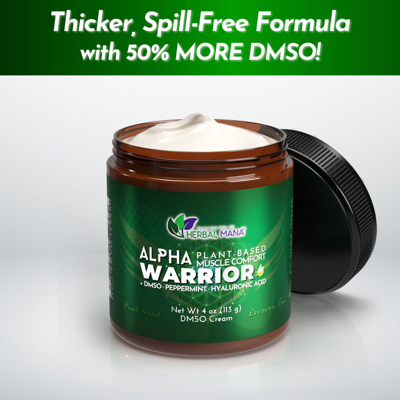 DMSO Cream for Joint & Muscle Recovery | Alpha Warrior DMSO Cream for Joint & Muscle Recovery | Alpha Warrior Herbal Mana