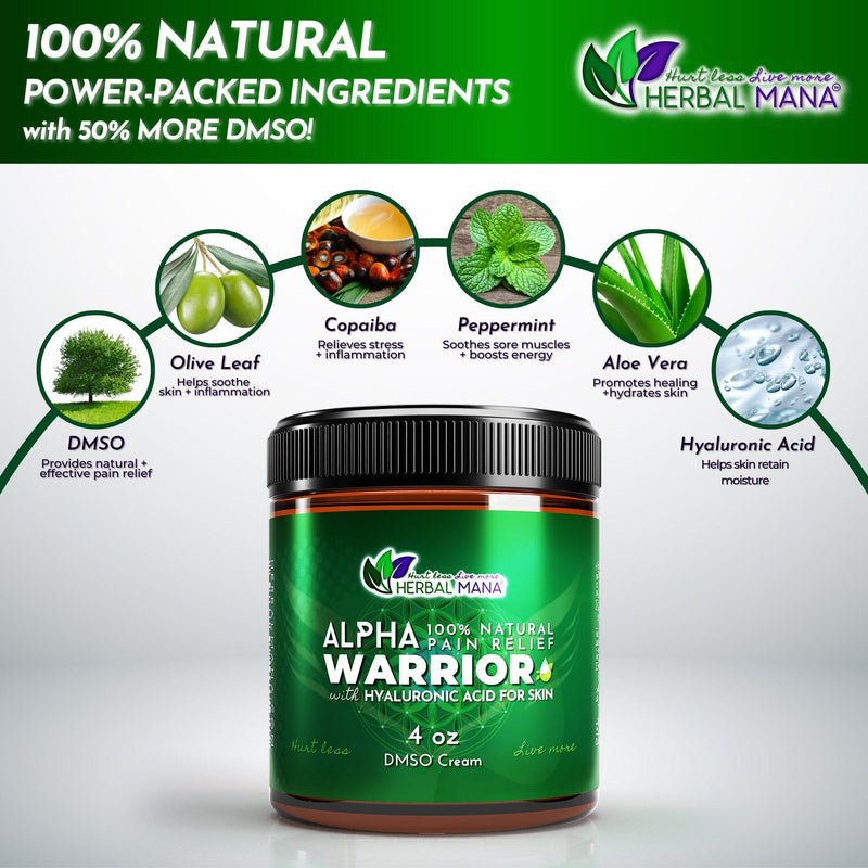 DMSO Cream for Joint & Muscle Recovery | Alpha Warrior DMSO Cream for Joint & Muscle Recovery | Alpha Warrior Herbal Mana