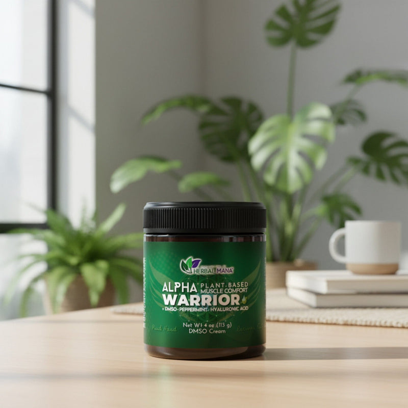 DMSO Cream for Joint & Muscle Recovery | Alpha Warrior DMSO Cream for Joint & Muscle Recovery | Alpha Warrior Herbal Mana
