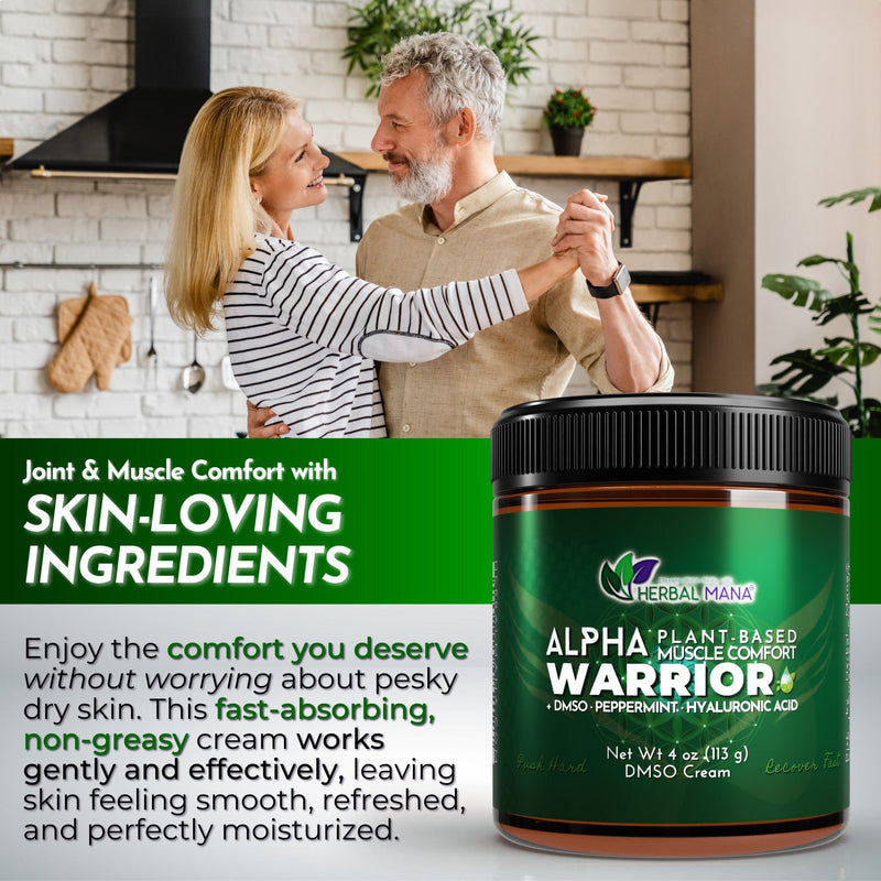 DMSO Cream for Joint & Muscle Recovery | Alpha Warrior DMSO Cream for Joint & Muscle Recovery | Alpha Warrior Herbal Mana