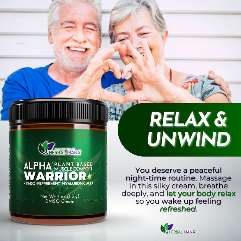 DMSO Cream for Joint & Muscle Recovery | Alpha Warrior DMSO Cream for Joint & Muscle Recovery | Alpha Warrior Herbal Mana