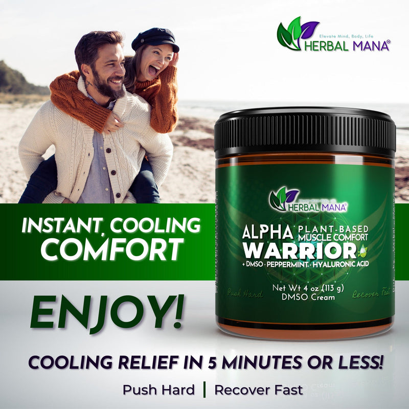 DMSO Cream for Joint & Muscle Recovery | Alpha Warrior DMSO Cream for Joint & Muscle Recovery | Alpha Warrior Herbal Mana