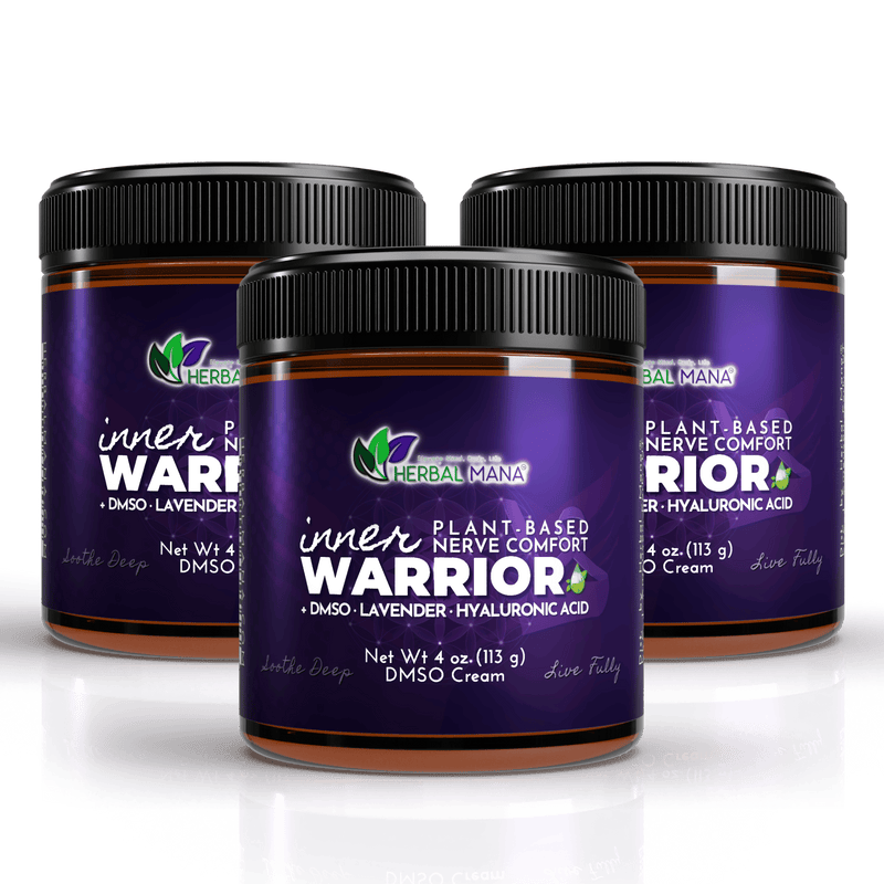 DMSO Cream for Nerve Pain Relief & Sleep | Inner Warrior Herbal Mana