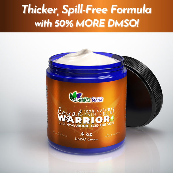 Frankincense DMSO Cream for Joint Pain | Royal Warrior Frankincense DMSO Cream for Joint Pain | Royal Warrior 4 oz Herbal Mana