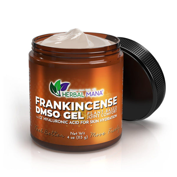 Frankincense DMSO Gel with Hyaluronic Acid Frankincense DMSO Gel with Hyaluronic Acid 4 oz Herbal Mana