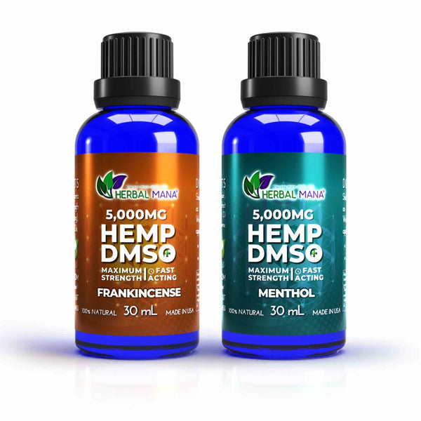 Hemp DMSO (5000 mg) - Superior Relief for Chronic Pain & Stress HEMP DMSO (5000 mg) Bundle Herbal Mana