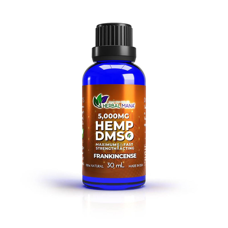 Hemp DMSO (5000 mg) - Superior Relief for Chronic Pain & Stress HEMP DMSO (5000 mg) Frankincense Herbal Mana