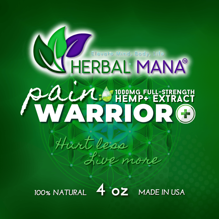 Alpha Warrior+ Maximum Relief DMSO Cream (5000mg) 4 oz Herbal Mana
