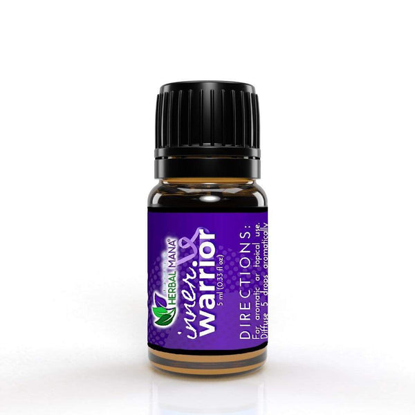 Inner Warrior Essential Oil (Nerve Pain Relief Blend) 5 mL / 1 pack Herbal Mana