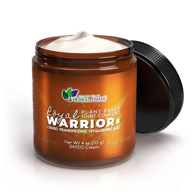 Royal Warrior Frankincense DMSO Cream 4oz jar